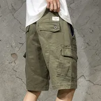 Mensas de hombre Shorts Cargo Ejército de carga Camuflaje Tactical Joggers Hombres Floos Trabajo Casual Pantalones cortos 220608