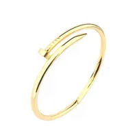 letter bangle bracelet fashion designer Bracelet nail diamond rose gold belcher bangles charm mens bracelets for woman wedding anniversary