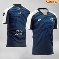 Equipe Liquid Uniform T-shirt Lol Polo Camisetas CSGO Jogador Nome Ventilador Hochwertige TL Esports 3D Camiseta Personalização de ID Pessoal