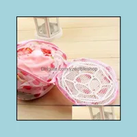 Laundry Bags Clothing Racks Housekee Organization Home Garden 1Pcs Mtifunction Bra Care Wash Protect Bag With Hanger Ball Underwear Storag