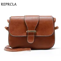 REPRCLA Arrival Small Vintage Shoulder Pu Leather Women Messenger s Crossbody Ladies Bag 220722