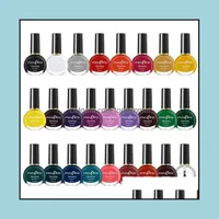 Oje Art Salon Sağlık Beauty Yeni Moda Özel 26 Renk Tırnaklar için İsteğe Bağlı Sütun Baskı 10ml Drop DHBC2
