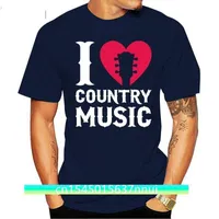 Maglietta da design top divertenti I love country music heart cowgirl rurale rurale nashville novità maglietta femminile 220702