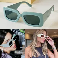 Podłączanie grawerowanych okularów przeciwsłonecznych dla kobiet w stylu 0811 anty-ultrafiolet retro talerz kwadratowy Mash Mash Full Fash