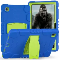 For Samsung Galaxy Tab A8 10.5 inch 2021 SM-X200 SM-X205 Case Kids Safe Armor Shockproof PC Silicon Hybrid Stand Tablet Cover