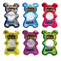 Dank Gummies Packing Mylar Bags 3.5 Gram Stand Up Pouch Etibles Baggies Special Shaped Wholesale 500 Mg Gummy Bag Packaging