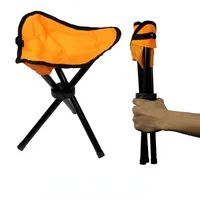 옥외 휴대용 낚시 의자 주조 접이식 의자 삼각형 낚시 접이식 의자 편리한 낚시 액세서리