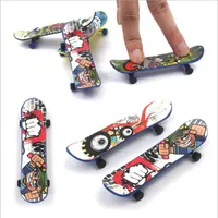Brinquedo infantil 9 5cm de skate de dedo de dedos plástico material de ponta de skate