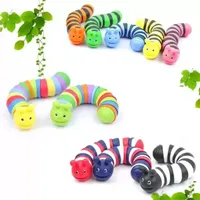 Rainbow Snail Slug Caterpillar Toy som kan släppa mentaltryck Barn Utbildningsrelief Toys SXAUG12