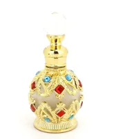 Groothandel 15 ml Vintage Refilleerbare lege Crystal Glass Parfum fles Handgemaakte Home Decor Lady Holiday Gift KD1