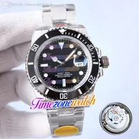 TWF Sub 41mm 126610 A3235 Automatic Mens Watch Black Dial Black Ceramics Bezel 904L Stainless Steel Bracelet Super Edition Watches245B