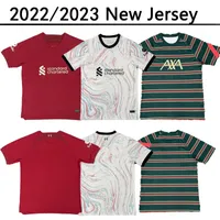 22/23 Alexander Arnold Luis Diaz Away Version Fan Soccer Maglie 2022 2023 Diogo Fabinho Jones A.Becker Robertson Men Shirt da calcio da calcio