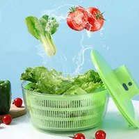 Epacket 5L USB 전기 야채 탈수기 샐러드 과일 배수구 바구니 가정 청소 부엌 유물 252H