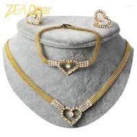 Collar de aretes Zeadear Jewelry Fashion Collar Sets for Women PRODYMETS FIESTA DE MANTERA ANIVERSARIO Classic Tendy Half22