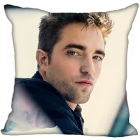 CLOOCL Robert Pattinson Pillow Cover 3D Graphic The Twilight Movie Characters Polyester Printed Pillowslip Fashion Funny Zipper Pi260U