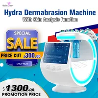 7 in 1 oxygen jet peel cleaning machine hydra dermabrasion beauty skin care analyzer machine