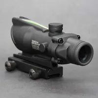 Taktisk 1x32 Fiber Green Red Dot Sight Rifle Optics Scope 20mm Picatinny Mount Base Hunting Shooting Airsoft Riflescope