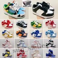 Nike Dunk Low En Kaliteli Tıknaz Çocuk Koşu Ayakkabıları Erkek Kız Moda Sneakers Atletik Çocuk Yürüyüş Toddler Spor Eğitmenleri Boyutu EUR 24-35