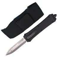 Allvin Manufacture A162 Auto Tactical knife 440C Double Action Spear Point Blade EDC Gear With Plastic Box Package Xmas Gift292l
