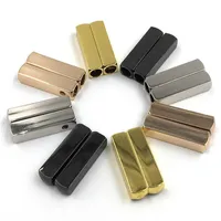 4pcs/Set DIY Luxury Screw On Metal Aglet Replacement Shoelaces Alloy Tips Mirror Gold Silver Gunmetal Head For Sneakers214l