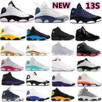 Men Women Jumpman 13s Basketball Shoes French Brave Blue He Got Game Del Sol UNC University Navy 13 Low Singles Day Obsidian Black Cat Court Purple Chinese New Year