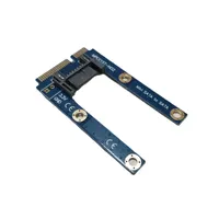 بطاقة اختبار MSATA SSD إلى SATA Hard Dirve Converter Board Drive إلى بطاقة محول عالية كاملة الأزرق