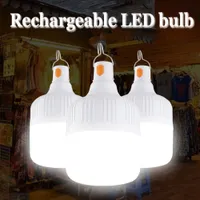 8000 lm USB wiederaufladbare mobile LED -Lampenlampen Notfalllicht Tragbares Haken Campinglichter Wohnkultur Nachtlicht