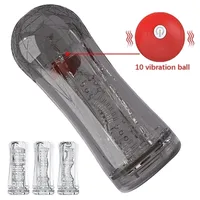 Vibrator Masturbator For Men Mastorbation Real Vagina Soft Pussy Penis Endurance Exercise Vaccum Pocket Cup Male Sex Toys 220812