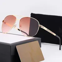 3231 Klasyczna marka męskiej marki retro damskie okulary przeciwsłoneczne 2022 Luksusowe designerskie okulary z metalowymi szklankami polaryzowanymi okularami przeciwsłonecznymi pilotażowymi