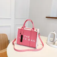 Pink Sugao Women Women Bags Crossbody Bag Luxury عالية الجودة ذات سعة كبيرة محفظة جلدية مصممة أزياء حقيبة تسوق حقيبة تسوق 15 Color Huanju-0713-35