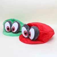 Juego Cappy Hat Adult Anime Cosplay Super Bros Cap Plush Toy Dolls 220702