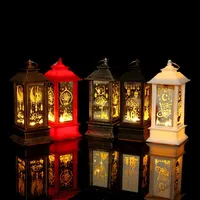 LED Ramadan Lantern Decor Wind Lights para Home Eid Mubarak Islamic Muslim Party Eid Al Adha Kareem presentes 13 * 7cm