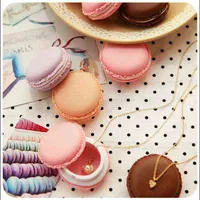 Presenter Box Care Candy Color Macaron Mini Cosmetic Jewelry Creativity Storage Boxes High Quality Birthday Present Case Colorful Portable VTM TL0652