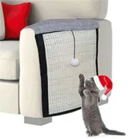 Cat Kitten Scratch Board Furniture Pad Sisal Scrater Mat Claws Bakım Kedi Oyuncak Kanepe Koruyucu Post Koruyucu 220504