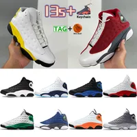 Top 13 Chaussures de basket-ball 13S Men Sneakers del Sol Red Flint Obsidian Powder Blue Black Hyper Royal Og Chicago Lucky Green Mens Trainers Sports