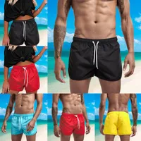 شورتات الرجال النسائية الصيفية شاطئ الملون الساحلي الرياضي للجنسين رجل السباحة جذوع السباحة مثير السراويل قصيرة s-3xlmen's