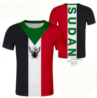 Sudan camiseta DIY Free Nome Made Made Made Número SDN T-shirt Nação Bandeira Islã Islã SD Sudão o país árabe do país impressão PO Clothes 220607