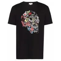 디자이너 T 셔츠 MC 22 퀸 디자이너 T 셔츠 패션 브랜드 짧은 슬리브 스웨트 셔츠 힙합 펑크 두개골 프린트 라운드 남성