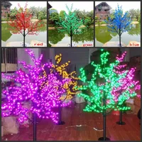 Christmas LED Cherry Blossom Tree Light 480pcs LED Bulbs 1 5m Height 110 220V 7 Colors for Option Rainproof Outdoor Usage2644