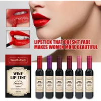 Lip Gloss Colors Lipstick Lovely Tint Wine Bottle Shape Matte Stick Waterproof Long Lasting Red Sexy CosmeticsLip