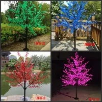 LED Cherry Blossom Tree Light 480-2304 pcs LED Bulbs 1 5m-3m Height 110 220VAC Seven Colors for wedding decoration284b