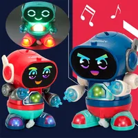 Детские электрические танцы роботы для детей Toy Rock Light Music Раннее образование Ходьба Продавцы игрушки мальчики девочки младенцы малыши 220427