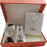 Women Luxury Watches and Jewelry Top Quality Ladies Wristwatches Earrings Bracelets Necklaces Rings With Box Montres De Luxe
