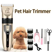 شعر الكلب Clipper Pet Hair Trimmer Puppy Grooming Electric Shaver Set Cat Associor
