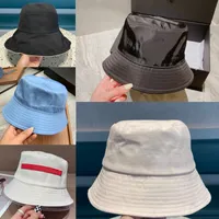 Classic Designer nylon Bucket hat triangle Beanie Men Women Cap Luxury Knitted Hat Caps Ski Snapback Mask Fitted Unisex Casual Outdoor beach prad