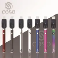 COSO Preheat VV Battery 380mAh Vape Pen Variable Voltage USB Charger Slim Battery Kit For 510 Thread Thick Oil Cartridges Ta262N