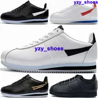 Hombres Casco Classic Cortez Size 12 Sneakers Women Trainers Zapatos Zapatos Forrest Gump Runnings US 12 Sports US12 Triple Black Eur 46 Metallic Gold 7438 Goma Chaussures