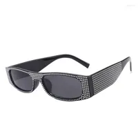 Солнцезащитные очки 2022 винтажные женские бренды дизайнер ретро -солнцезащитные очки прямоугольные очки