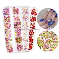 Nail Art Decorations Salon Health Beauty 1 Box Mix Size Crystal Ab Glass Rhinestones For Nails 3D Flat Back Glitter Jewelry Drop Delivery