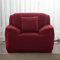 Warna Solid Sofa Covers Untuk Ruang Tamu Stretch Slip -fundas Elastis Bahan Penutup Sudut Cover Doubletiga Kursi 220613